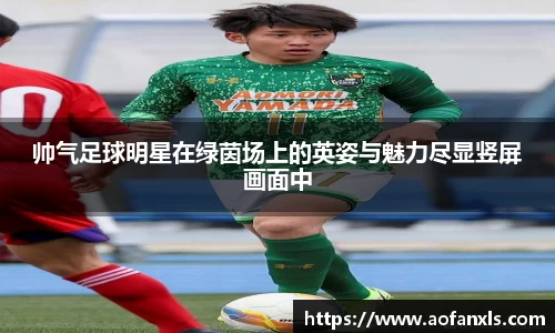 帅气足球明星在绿茵场上的英姿与魅力尽显竖屏画面中